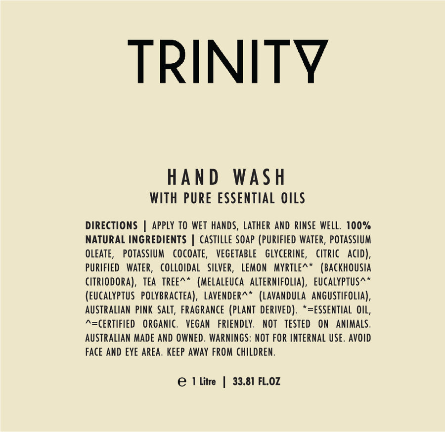 Trinity Skincare Hand Wash 1 Litre